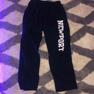 navy newport sweatpants